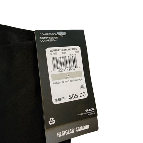 Under Armour compression pocket active athletic workout leggings plus size 1X 3X - Picture 8 of 13